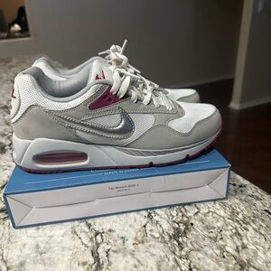Nike Gray and White Athletic Shoes